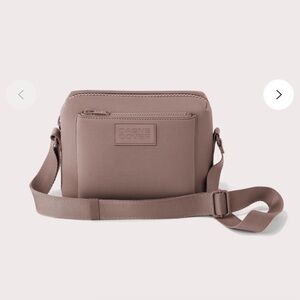 Dagne Dover Micah Crossbody Shoulder Bag in Dune, Mauve, purse, neoprene